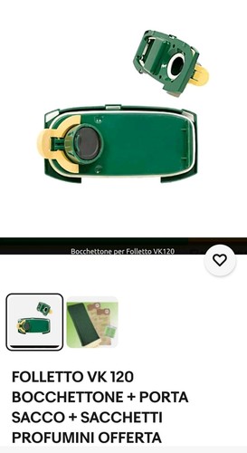 Folletto 120 nozzle bag - vk,