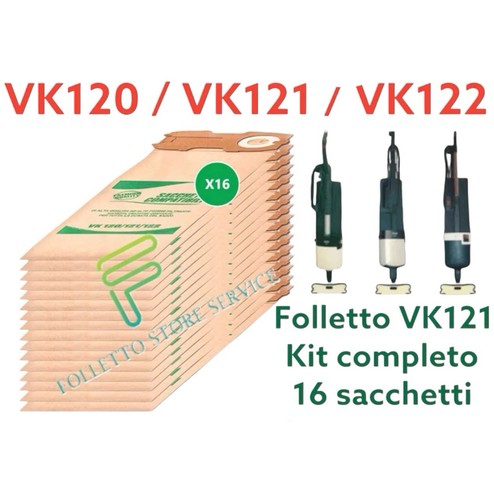 Sacchetti folletto vk120 vk121 - sacchetti,