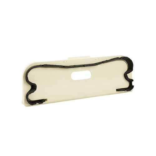 Underbrush plate with - , bristles